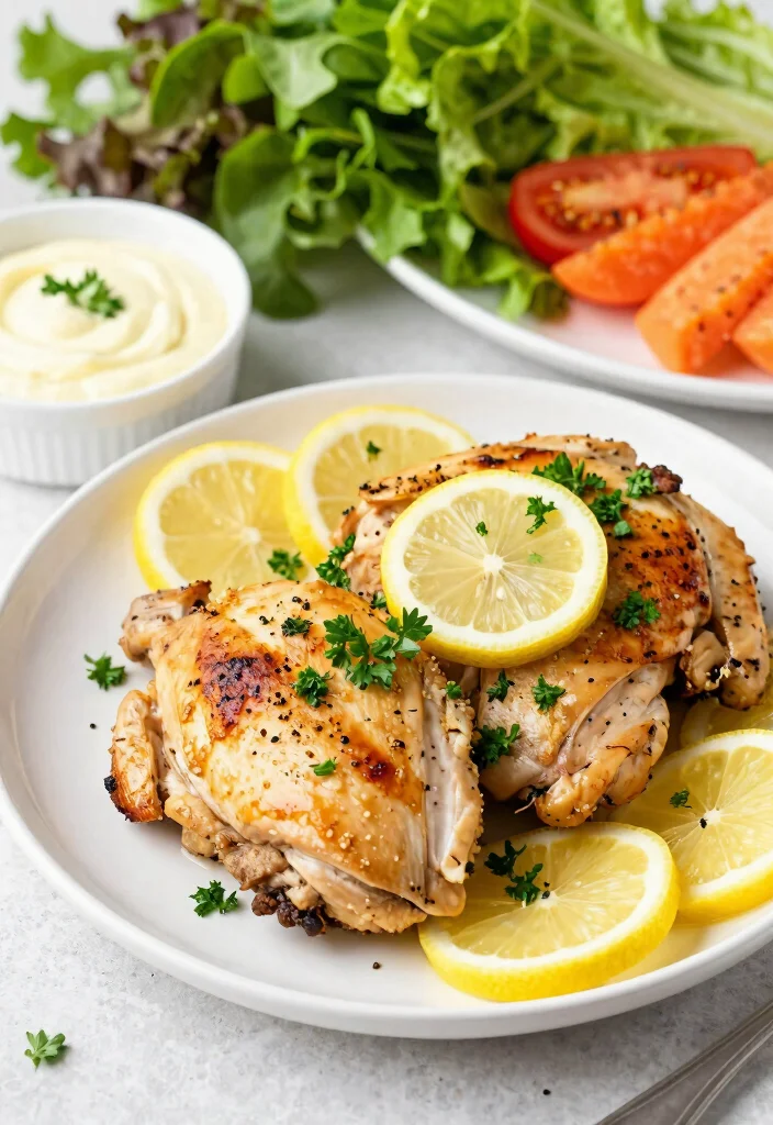 16 Air Fryer Meal Prep Recipes for Weekly Cooking - 3. Air Fryer Lemon Garlic Chicken 1