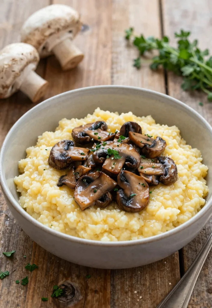 16 Breakfast Bowl Meal Prep Recipes to Kickstart Your Day - 12. Savory Mushroom & Polenta Bowl 1