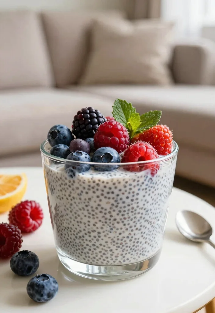 16 Breakfast Bowl Meal Prep Recipes to Kickstart Your Day - 6. Berry and Chia Seed Pudding Bowl 1