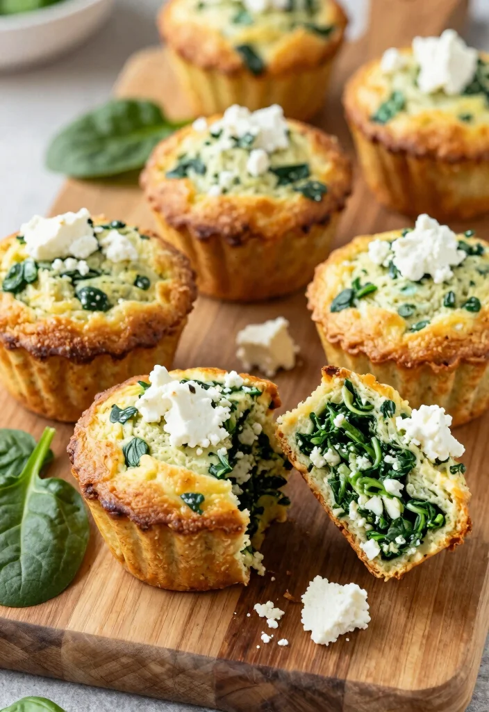 16 Breakfast Freezer Meal Prep Recipes for Busy Families - 1. Spinach and Feta Egg Muffins 1