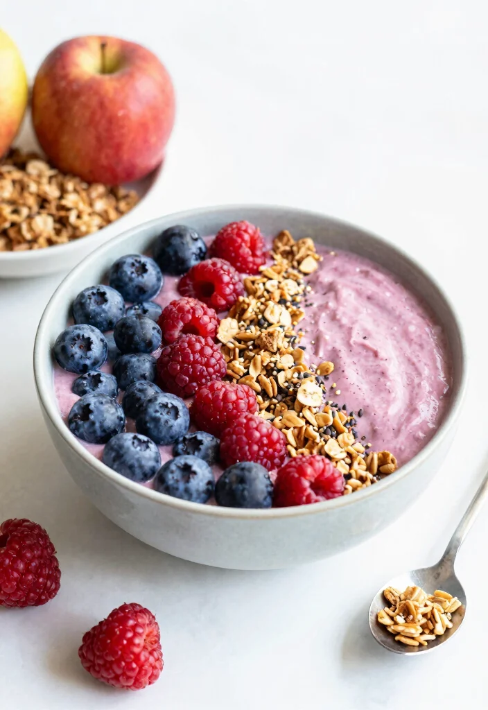 16 Breakfast Freezer Meal Prep Recipes for Busy Families - 14. Breakfast Smoothie Bowl 1