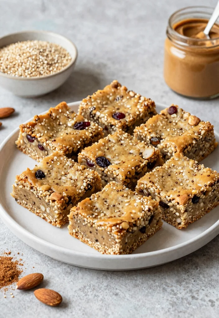 16 Breakfast Freezer Meal Prep Recipes for Busy Families - 6. Quinoa Breakfast Bars 1