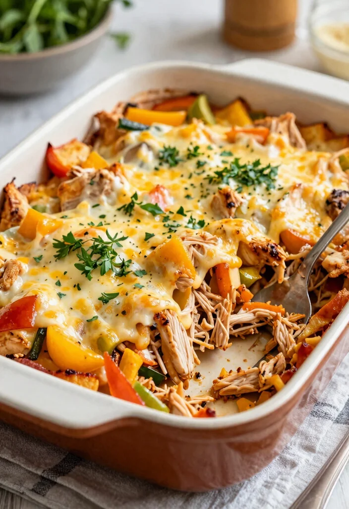 16 Buffalo Chicken Meal Prep Recipes for Healthy Weight Loss - 13. Buffalo Chicken Bake 1