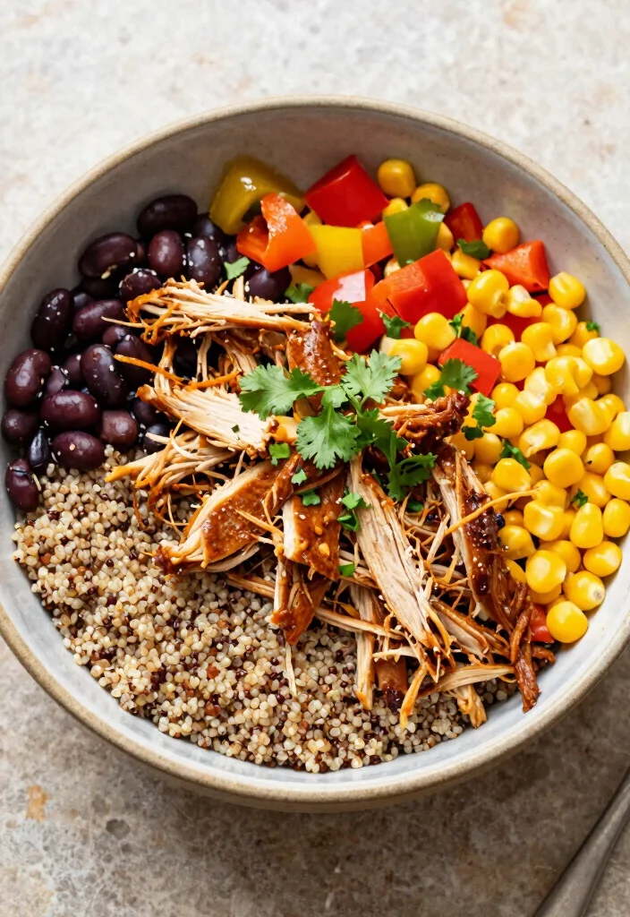 16 Buffalo Chicken Meal Prep Recipes for Healthy Weight Loss - 3. Buffalo Chicken Quinoa Bowls 1