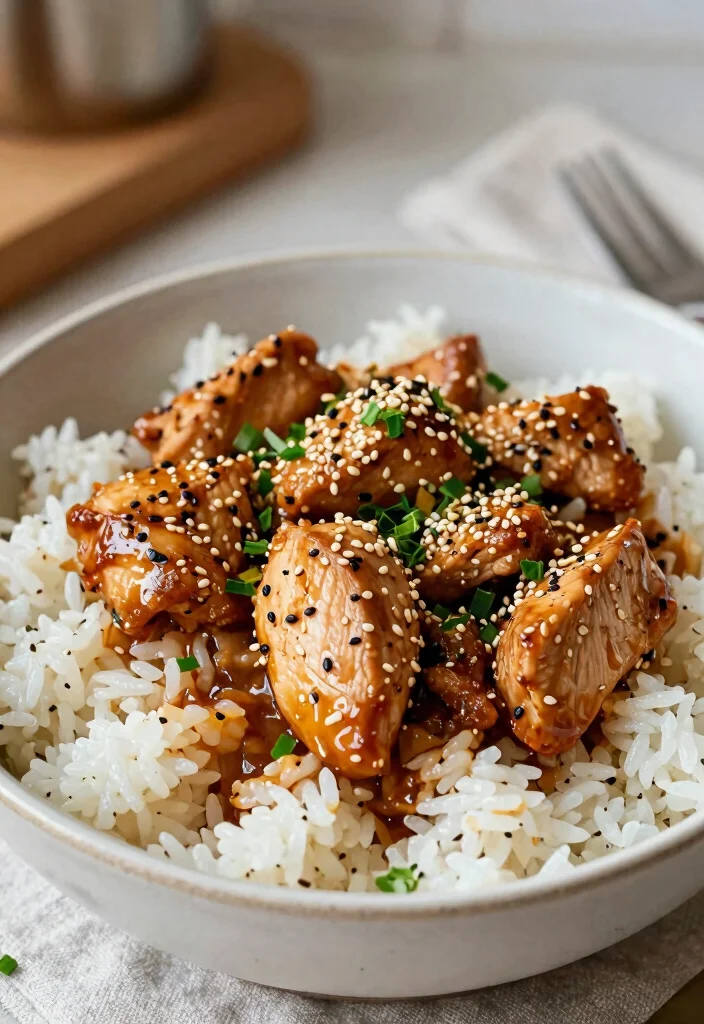 16 Chicken and Rice Meal Prep Recipes for Fitness Enthusiasts - 15. Sesame Ginger Chicken and Rice 1