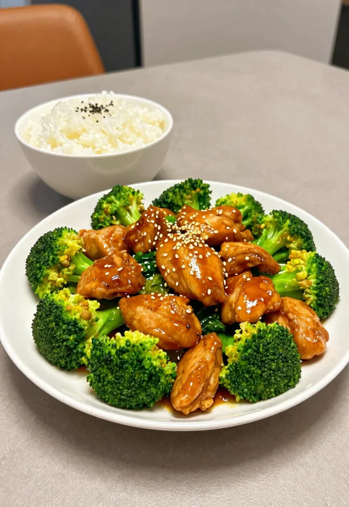 16 Classic Chicken Broccoli Stir Fry Recipes - 5. Honey Garlic Chicken Broccoli Stir Fry 1
