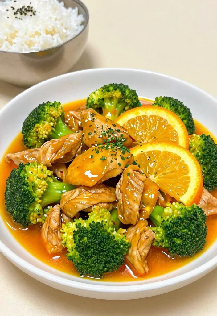 16 Classic Chicken Broccoli Stir Fry Recipes - 8. Orange Ginger Chicken Broccoli Stir Fry 1