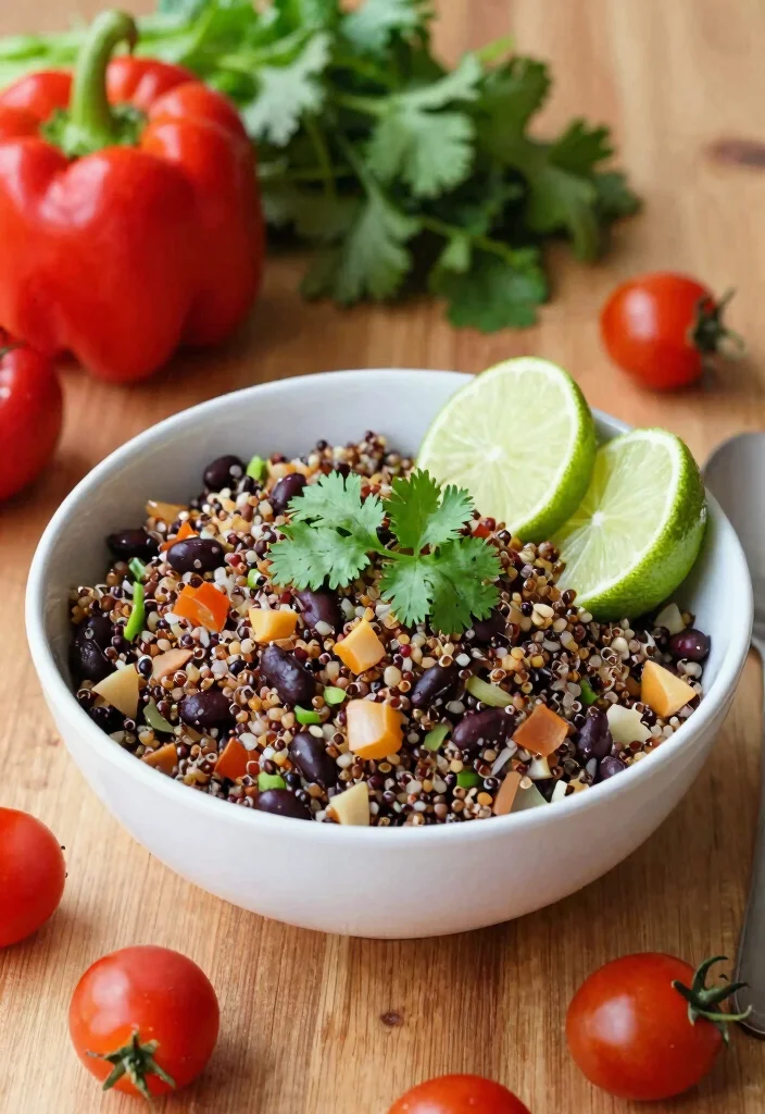 16 Easy Low Calorie Meal Prep Lunch Recipes - 1. Quinoa & Black Bean Salad 1