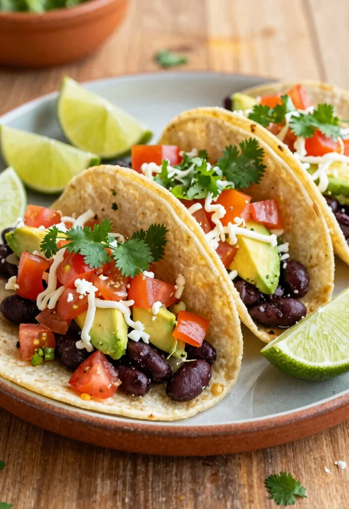 16 Easy Meal Prep Recipes for College Students - 15. Black Bean Tacos 1
