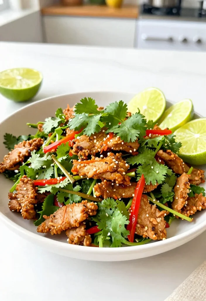 16 Easy Pork Stir Fry Recipes For Any Night - 13. Cilantro Lime Pork Stir Fry 1