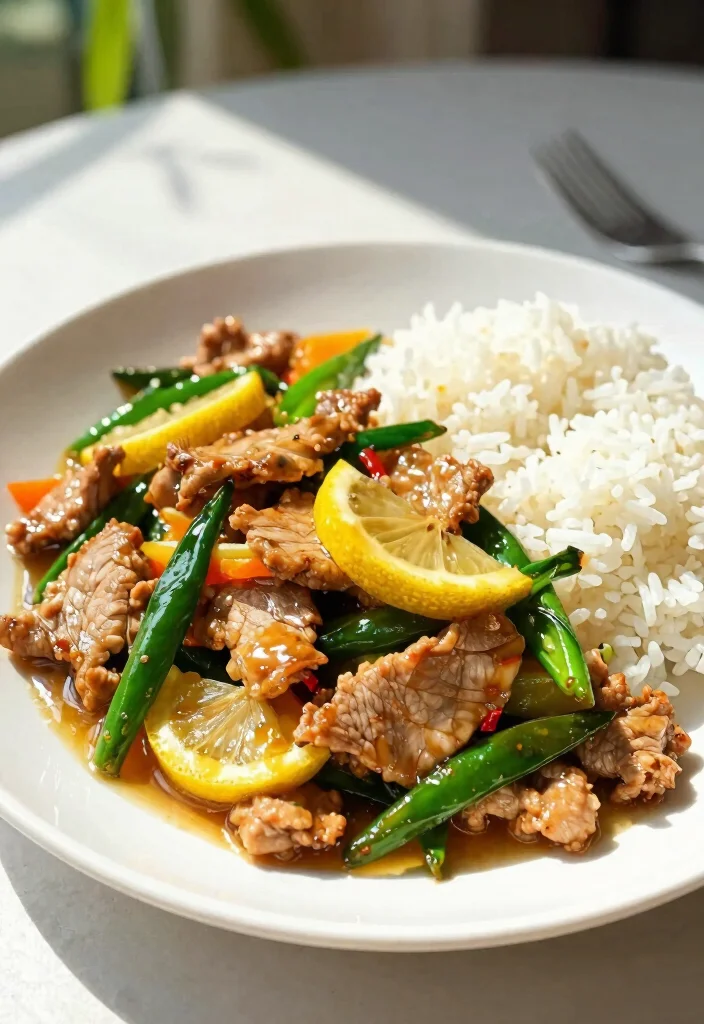 16 Easy Pork Stir Fry Recipes For Any Night - 5. Lemon Ginger Pork Stir Fry 1
