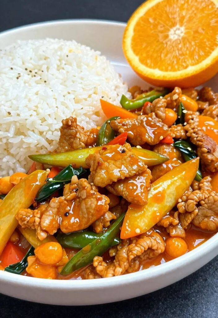 16 Easy Pork Stir Fry Recipes For Any Night - 9. Orange Pork Stir Fry 1