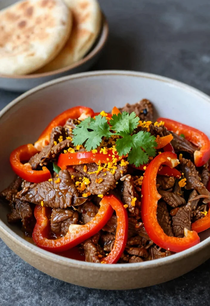 16 Flank Steak Stir Fry Recipes That Stay Juicy - 12. Cilantro-Orange Beef Stir Fry 1