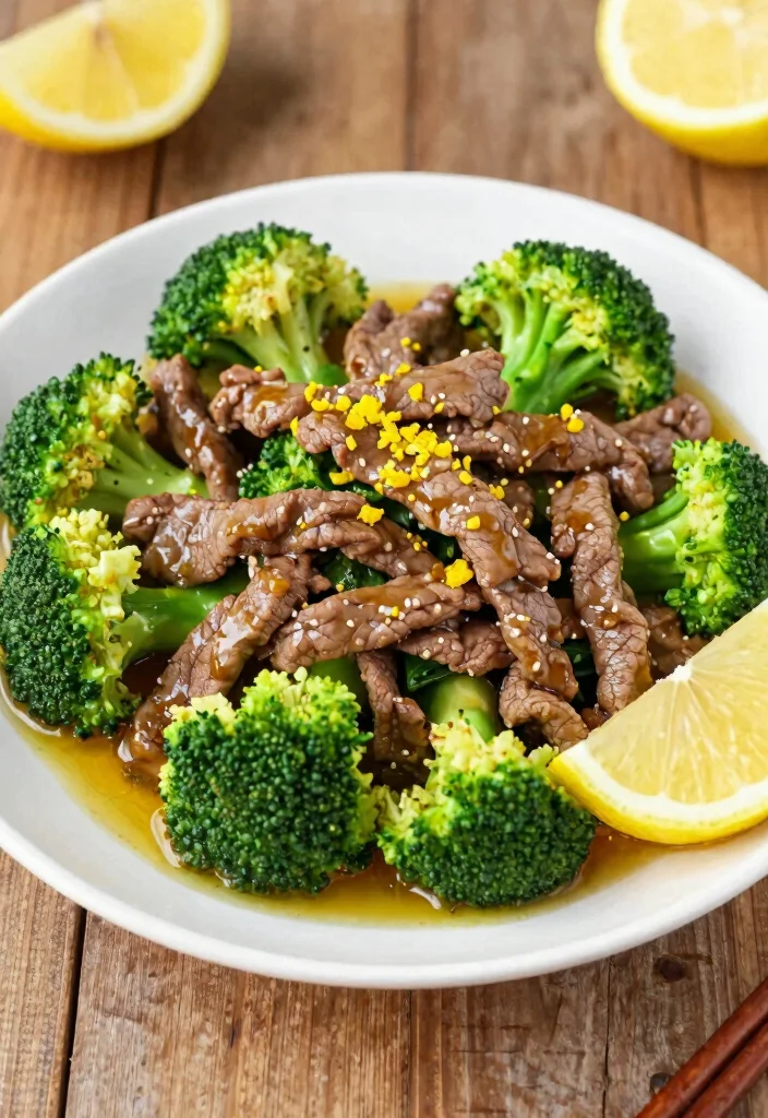 16 Flank Steak Stir Fry Recipes That Stay Juicy - 16. Lemon Ginger Flank Steak Stir Fry 1