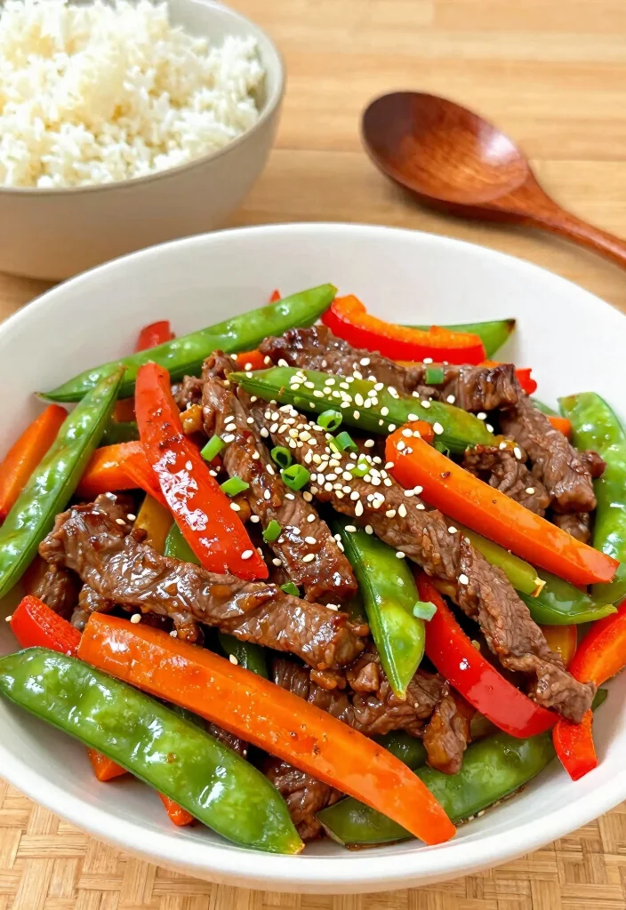 16 Flank Steak Stir Fry Recipes That Stay Juicy - 3. Teriyaki Veggie Flank Steak Stir Fry 1