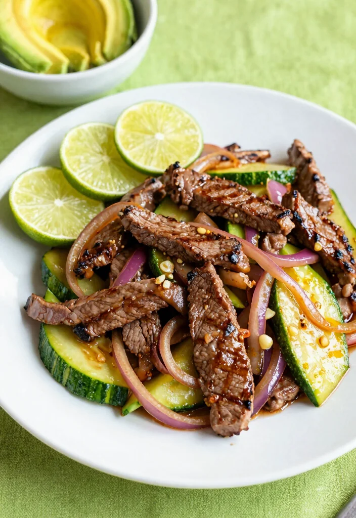 16 Flank Steak Stir Fry Recipes That Stay Juicy - 4. Garlic Lime Flank Steak Stir Fry 1