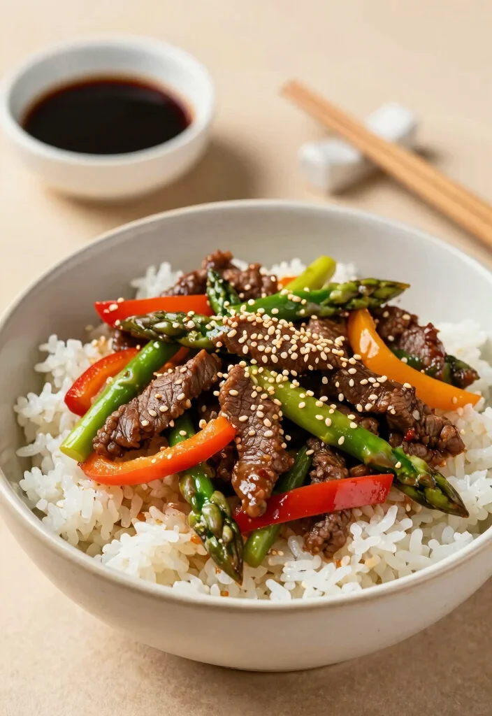16 Flank Steak Stir Fry Recipes That Stay Juicy - 5. Asian Sesame Flank Steak Stir Fry 1