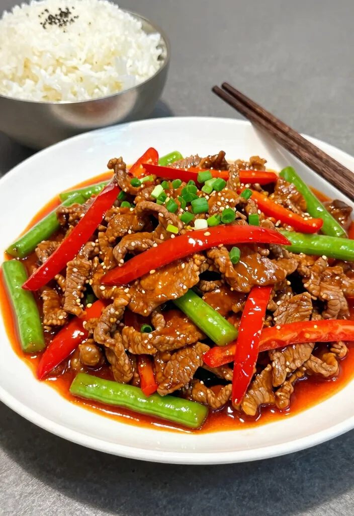 16 Flank Steak Stir Fry Recipes That Stay Juicy - 6. Spicy Szechuan Flank Steak Stir Fry 1