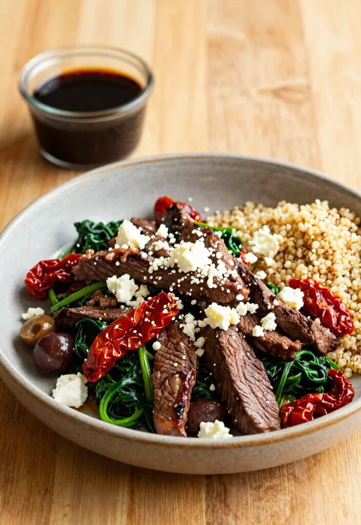 16 Flank Steak Stir Fry Recipes That Stay Juicy - 7. Mediterranean Flank Steak Stir Fry 1