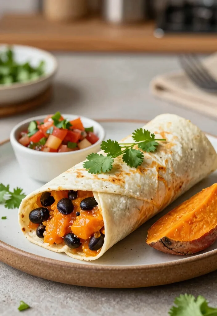 16 Freezer Meal Prep Recipes for One - 11. Sweet Potato & Black Bean Burritos 1