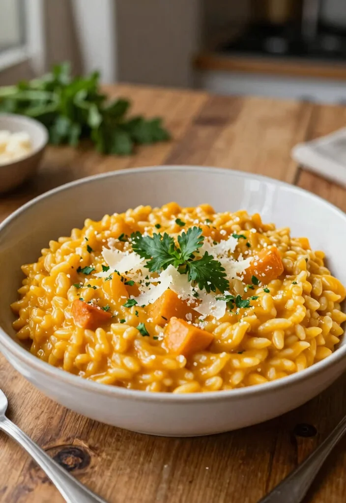 16 Freezer Meal Prep Recipes for One - 14. Butternut Squash Risotto 1