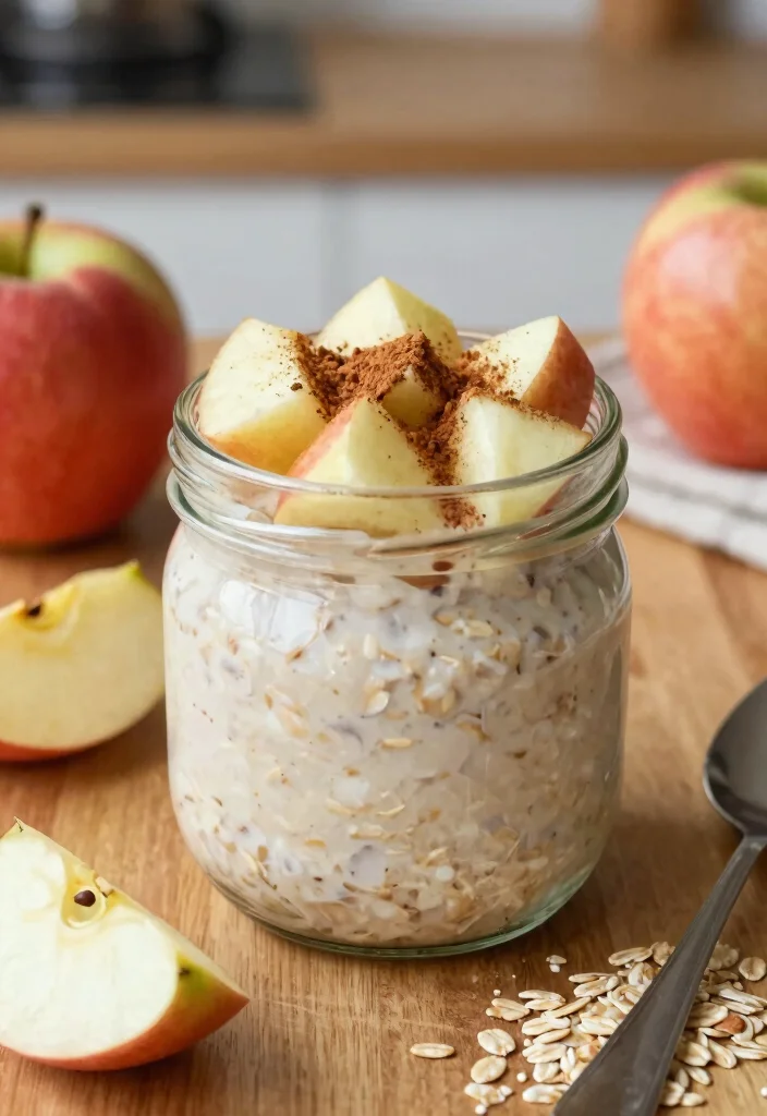 16 Freezer Meal Prep Recipes for One - 16. Apple Cinnamon Overnight Oats 1