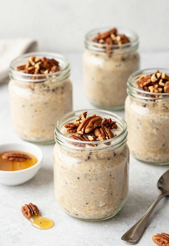 16 Healthy Overnight Oats Meal Prep Recipes: A Vegan Delight - 9. Cinnamon Roll Overnight Oats 1