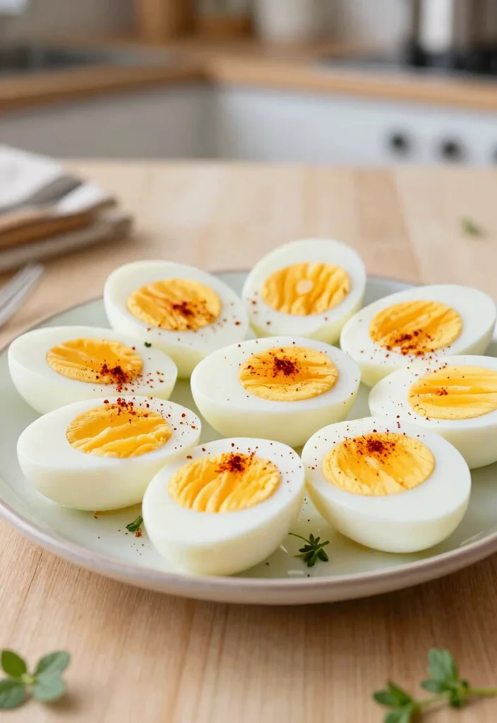 16 High Protein Low Carb Snack Meal Prep Recipes - 14. Hard-Boiled Eggs 1