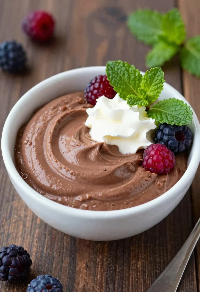 16 High Protein Low Carb Snack Meal Prep Recipes - 15. Chocolate Avocado Pudding 1