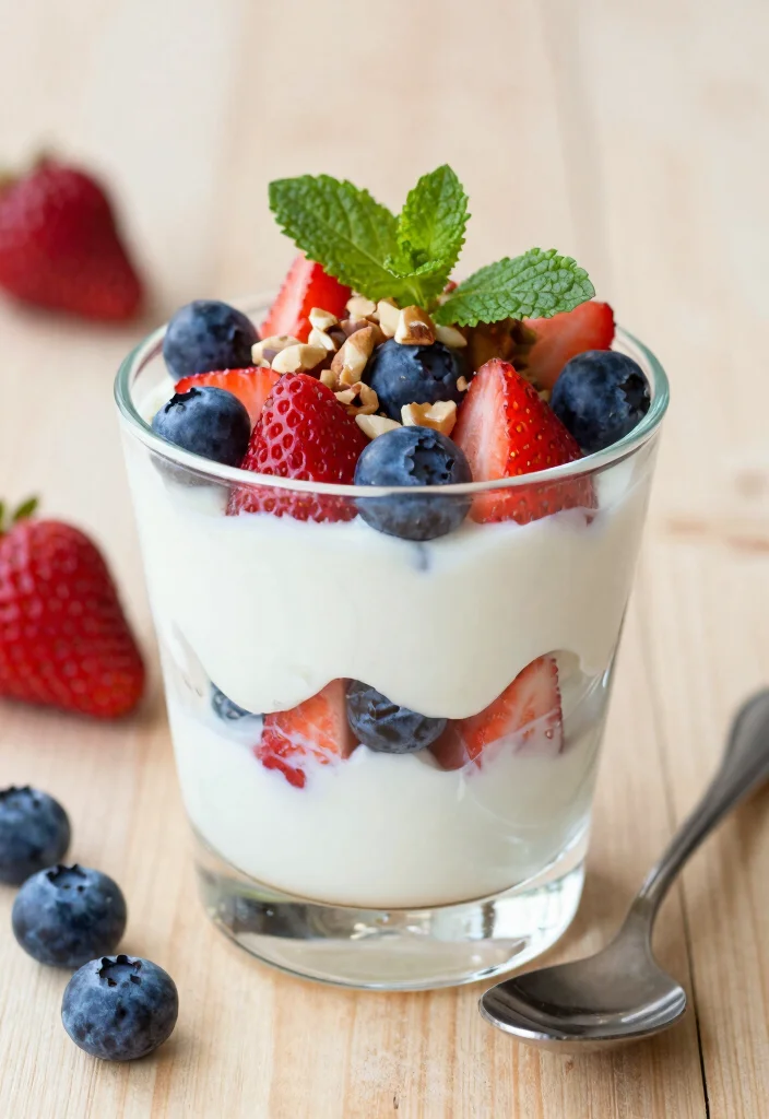 16 High Protein Low Carb Snack Meal Prep Recipes - 3. Greek Yogurt Parfaits 1