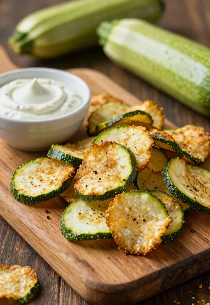 16 High Protein Low Carb Snack Meal Prep Recipes - 4. Zucchini Chips 1