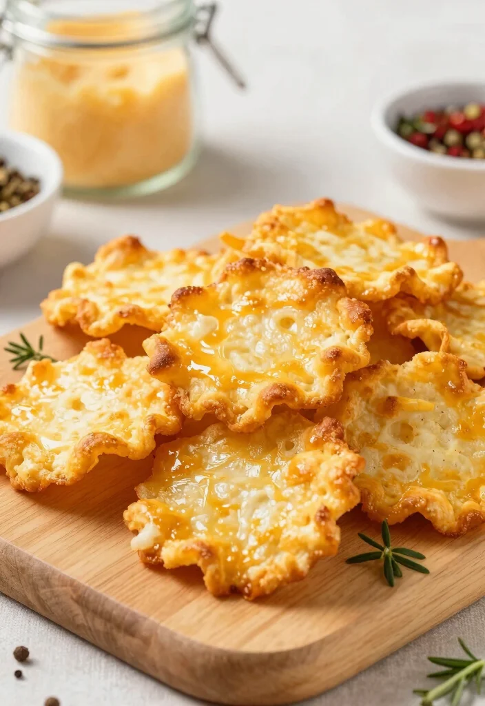 16 High Protein Low Carb Snack Meal Prep Recipes - 8. Savory Cheese Crisps 1