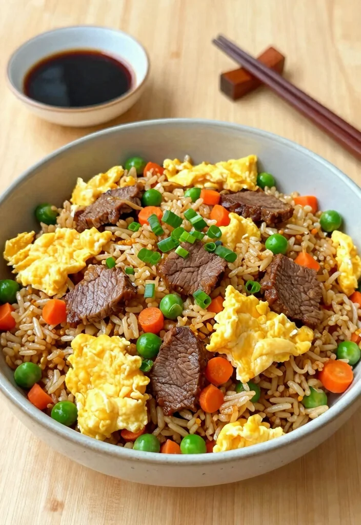 16 Leftover Steak Stir Fry Recipes Made Fresh - 11. Steak and Egg Fried Rice Stir Fry 1