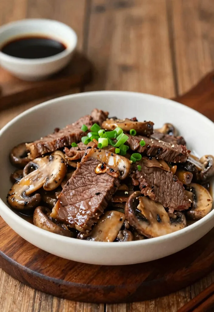 16 Leftover Steak Stir Fry Recipes Made Fresh - 4. Steak and Mushroom Stir Fry 1