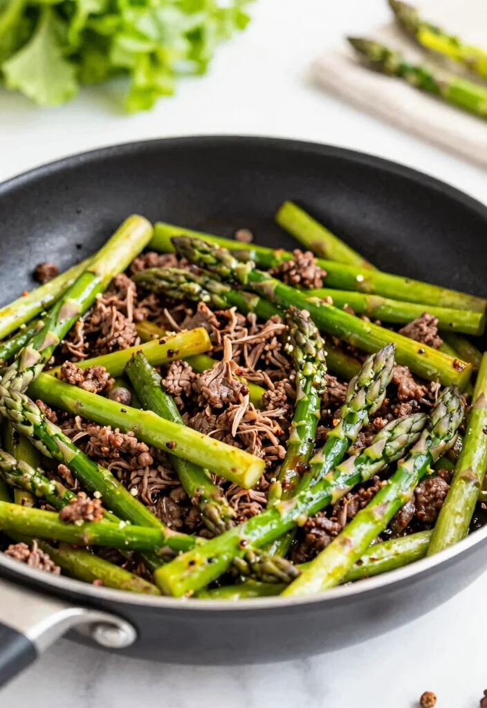 16 Mediterranean Ground Beef Stir Fry Recipes for Meal Prep - 13. Mediterranean Beef Stir Fry with Asparagus 1