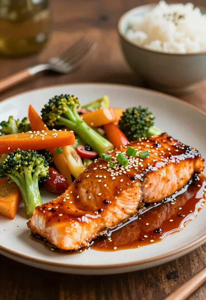 16 Postpartum Freezer Meal Prep Recipes - 12. Teriyaki Salmon with Veggies 1