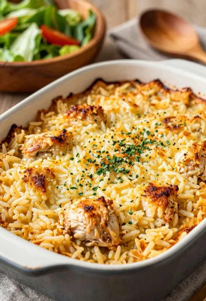 16 Postpartum Freezer Meal Prep Recipes - 7. Chicken and Rice Casserole 1