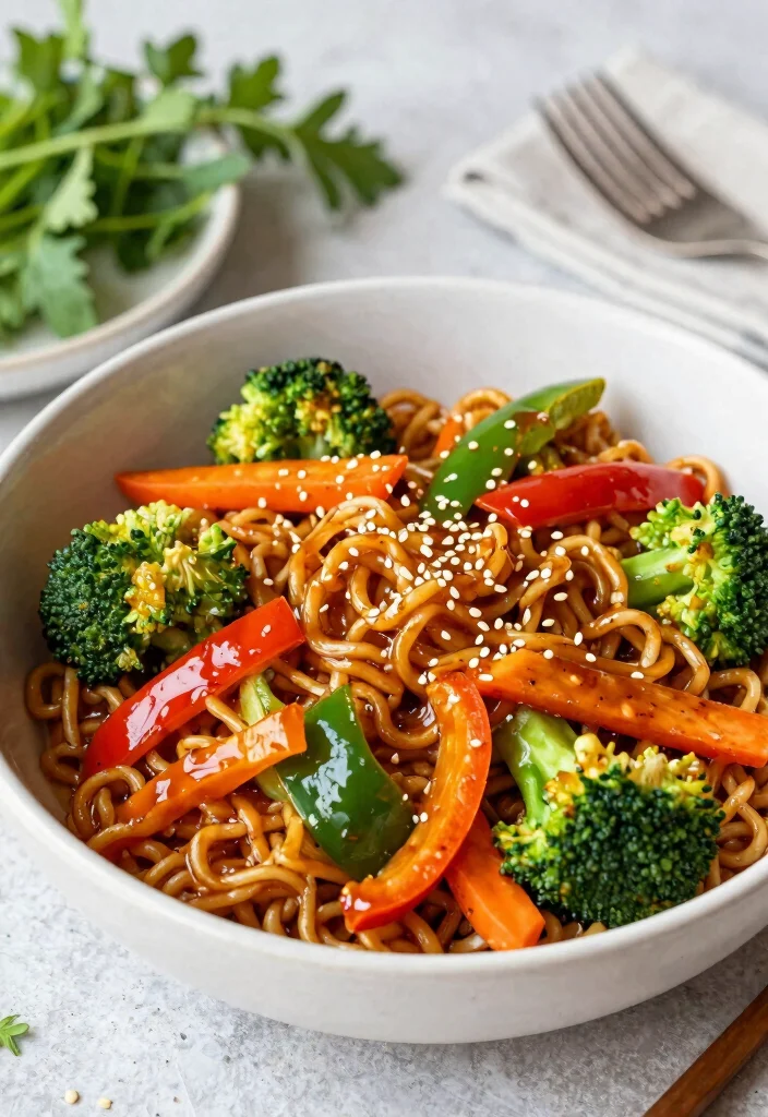 16 Ramen Noodle Stir Fry Recipes Made Easy - 10. Teriyaki Ramen Stir Fry 1