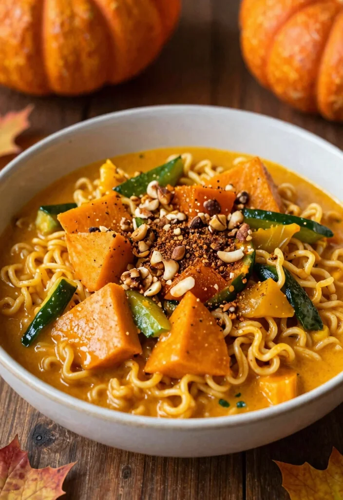 16 Ramen Noodle Stir Fry Recipes Made Easy - 14. Pumpkin Spice Ramen Stir Fry 1