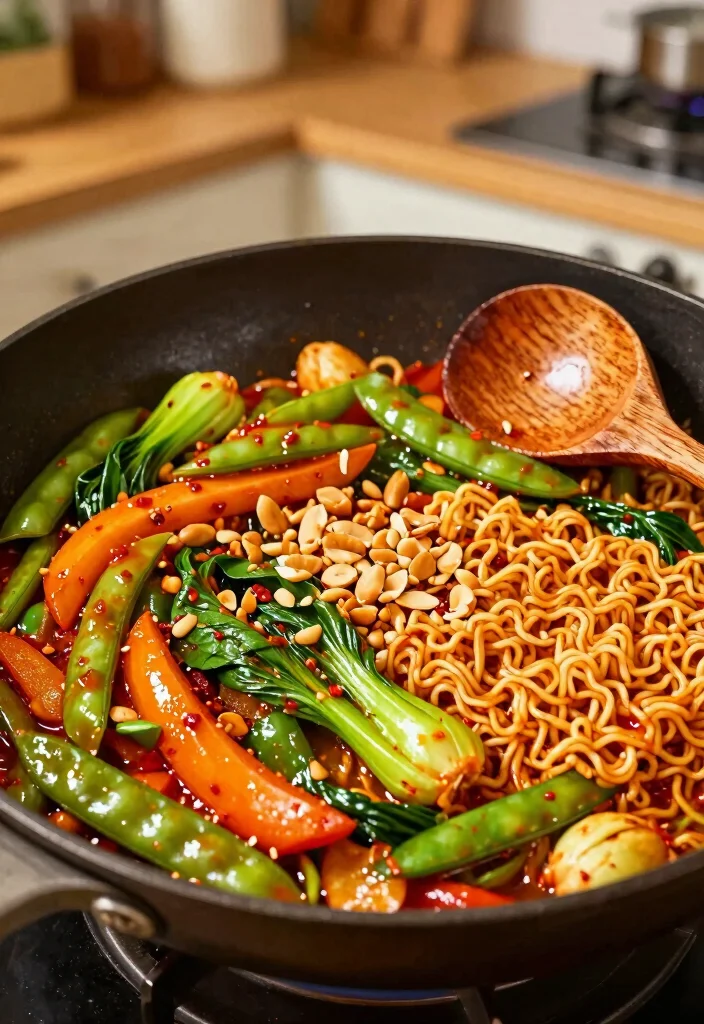 16 Ramen Noodle Stir Fry Recipes Made Easy - 2. Spicy Szechuan Ramen Stir Fry 1