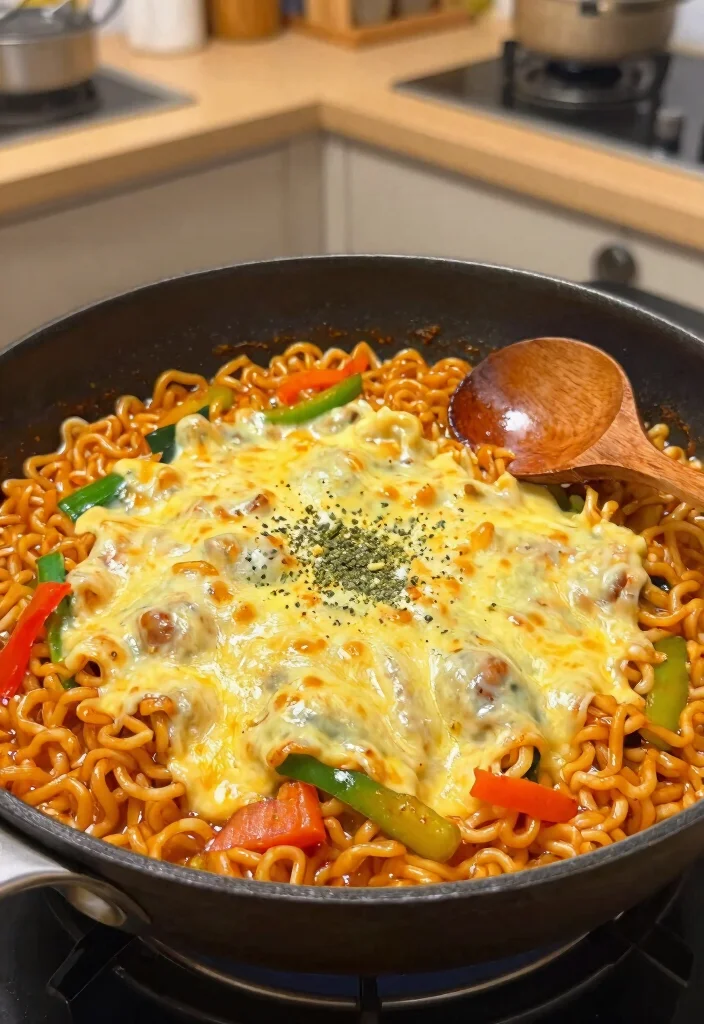 16 Ramen Noodle Stir Fry Recipes Made Easy - 7. Cheesy Ramen Stir Fry 1