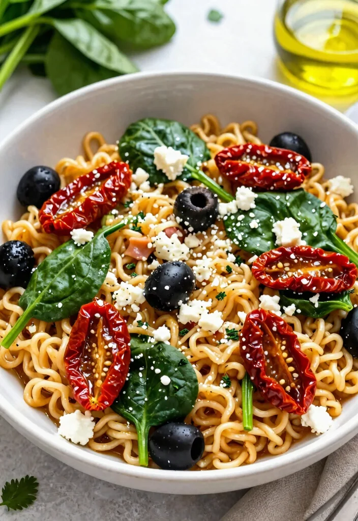 16 Ramen Noodle Stir Fry Recipes Made Easy - 9. Mediterranean Ramen Stir Fry 1