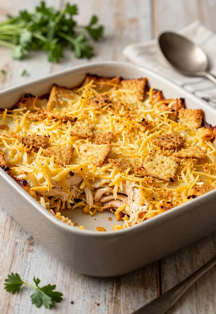 16 Shredded Chicken Meal Prep Recipes for Fitness Enthusiasts - 10. Shredded Chicken Casserole 1