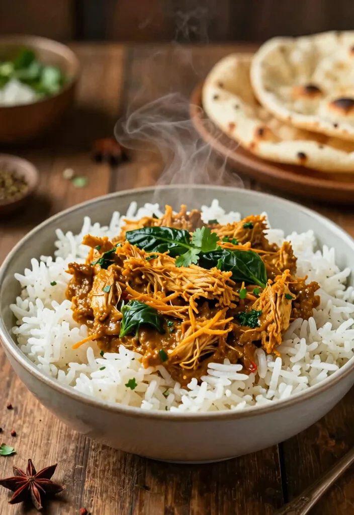 16 Shredded Chicken Meal Prep Recipes for Fitness Enthusiasts - 13. Shredded Chicken Curry 1
