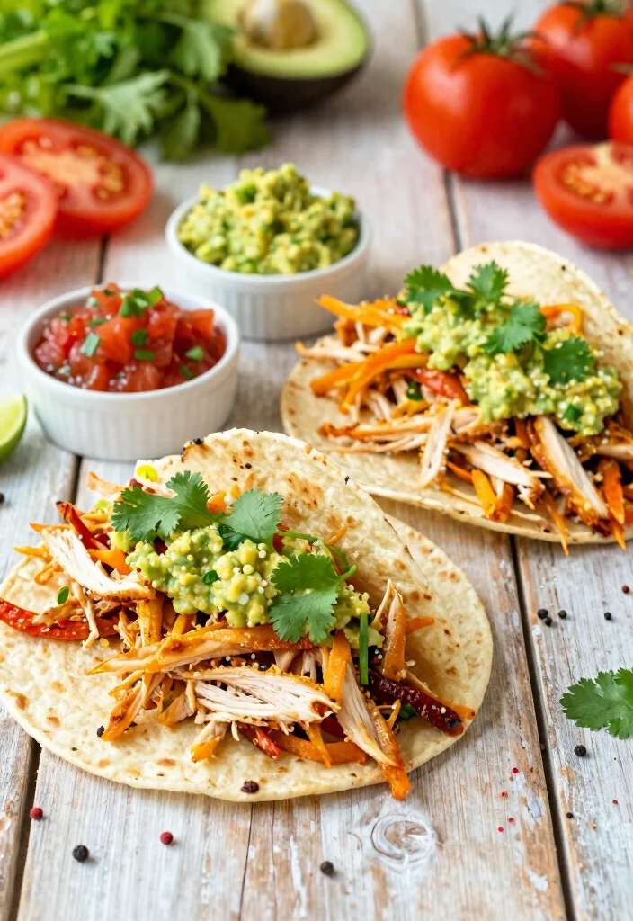 16 Shredded Chicken Meal Prep Recipes for Fitness Enthusiasts - 14. Shredded Chicken Fajitas 1