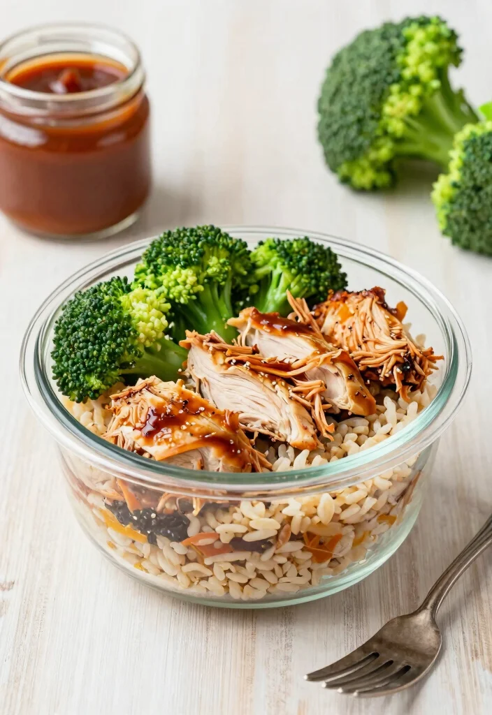 16 Shredded Chicken Meal Prep Recipes for Fitness Enthusiasts - 2. BBQ Shredded Chicken Meal Prep Bowls 1
