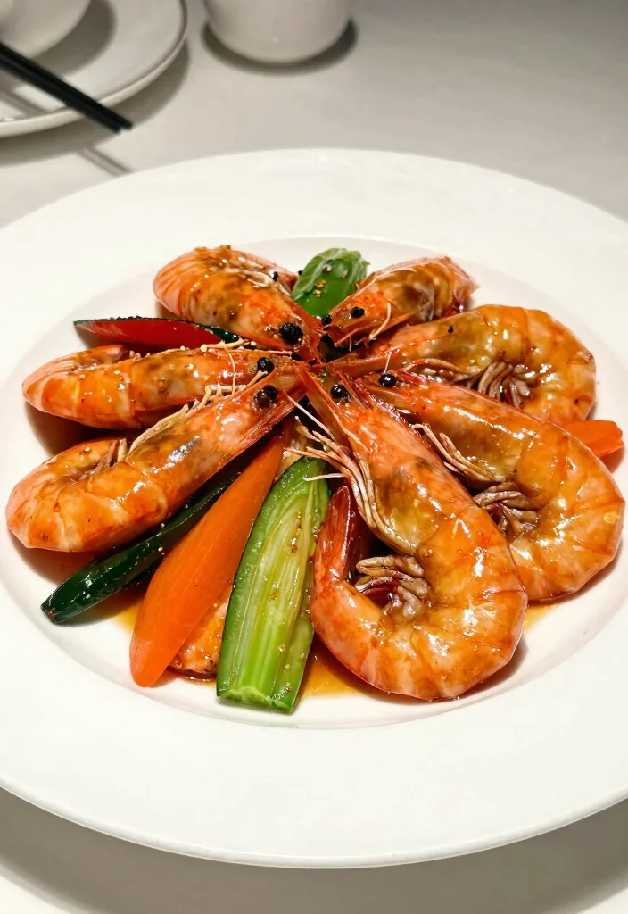 16 Shrimp Veggie Stir Fry Recipes That Are Light - 10. Miso Glazed Shrimp and Veggies 1