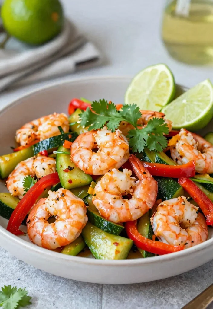 16 Shrimp Veggie Stir Fry Recipes That Are Light - 11. Cilantro Lime Shrimp Stir Fry 1