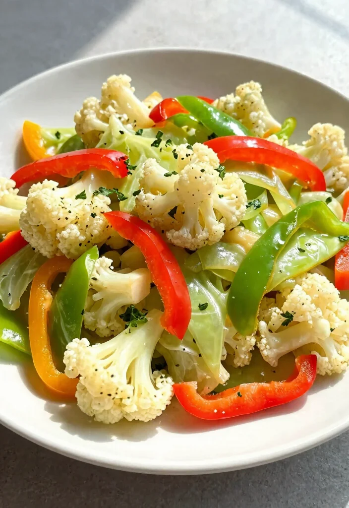 16 Stir Fry Cabbage Recipes That Are Simple - 13. Cabbage and Cauliflower Stir Fry 1