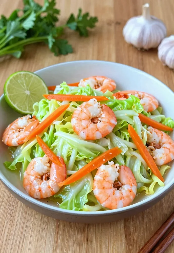 16 Stir Fry Cabbage Recipes That Are Simple - 8. Cabbage and Shrimp Stir Fry 1